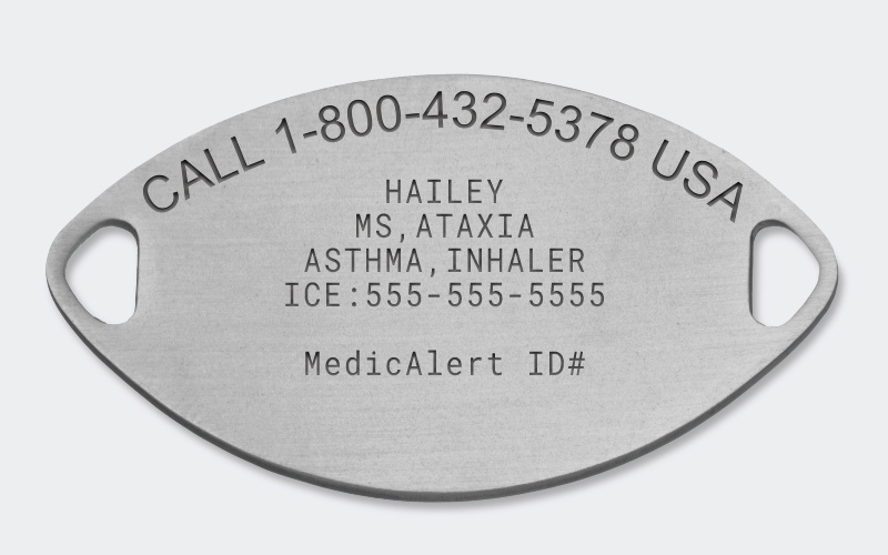 medical IDs for ataxia