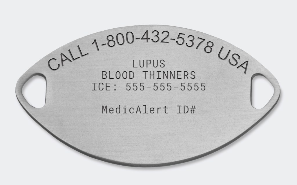 medical IDs for blood thinners