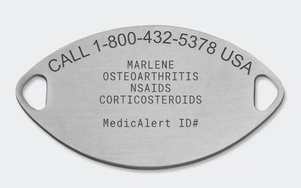 medical IDs for arthritis