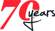70 years anniversary logo